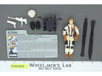 Blizzard V1 100% Complete G.I. Joe 1988 Hasbro Vintage Action Figure