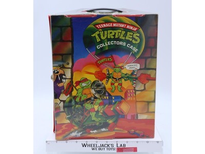 Turtles Action Figure Collectors Case TMNT 1988 Tara Toy 12 Figures Vinyl Case