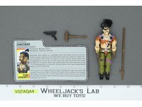 Zanzibar V1 100% Complete G.I. Joe 1987 Hasbro Vintage Action Figure