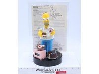 Homer Simpson Talking Alarm Clock Donuts Cake The Simpsons 1998 Wesco WORKS