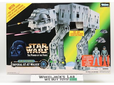 Electronic AT-AT Walker Star Wars POTF 1997 Kenner Action Figure NEW MOSC SEALED