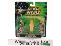 Amanaman Star Wars Power of the Jedi POTJ 2001 Hasbro Figure NEW MOSC SEALED