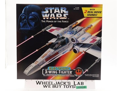 Electronic X-Wing Fighter Star Wars POTF 1995 Kenner Figure Vehicle NEW SEALED