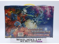 G1 Transformers Vinyl Collectors Case W/Tray 1984 Tara Toy Corp. Vintage