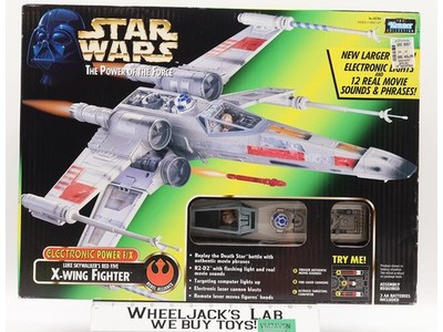 Electronic Luke Skywalker's Red Five X-Wing Fighter Star Wars POTF NEW SEALED