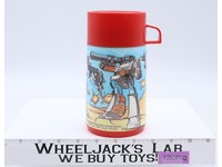 Transformers Plastic Thermos Aladdin Hasbro 1984 Vintage
