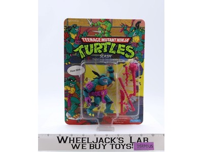 Slash PURPLE BELT YELLOW S TMNT 1990 Playmates Action Figure NEW SEALED