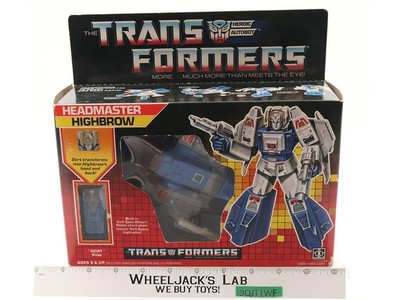 Headmaster Highbrow & Gort 1987G1 Transformer Hasbro Vintage Figure MIB NEW