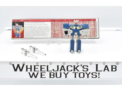 Eject SILVER Cassette * 100% Complete 1986 Hasbro G1 Transformers Action Figure
