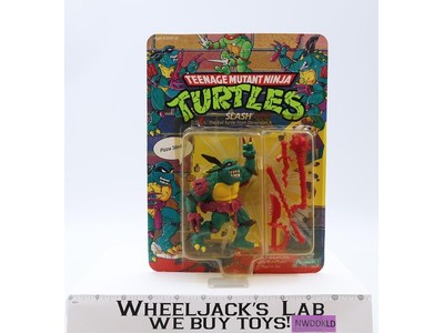 Slash PURPLE BELT RED S YELLOW BELLY TMNT 1990 Playmates Figure NEW MOSC SEALED