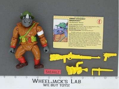 Dimwit Doughboy Rocksteady 100% Complete Teenage Mutant Ninja Turtles 1992