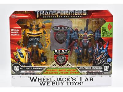 Battlefield Bumblebee Infiltration Soundwave NEW MISB ROTF Transformers