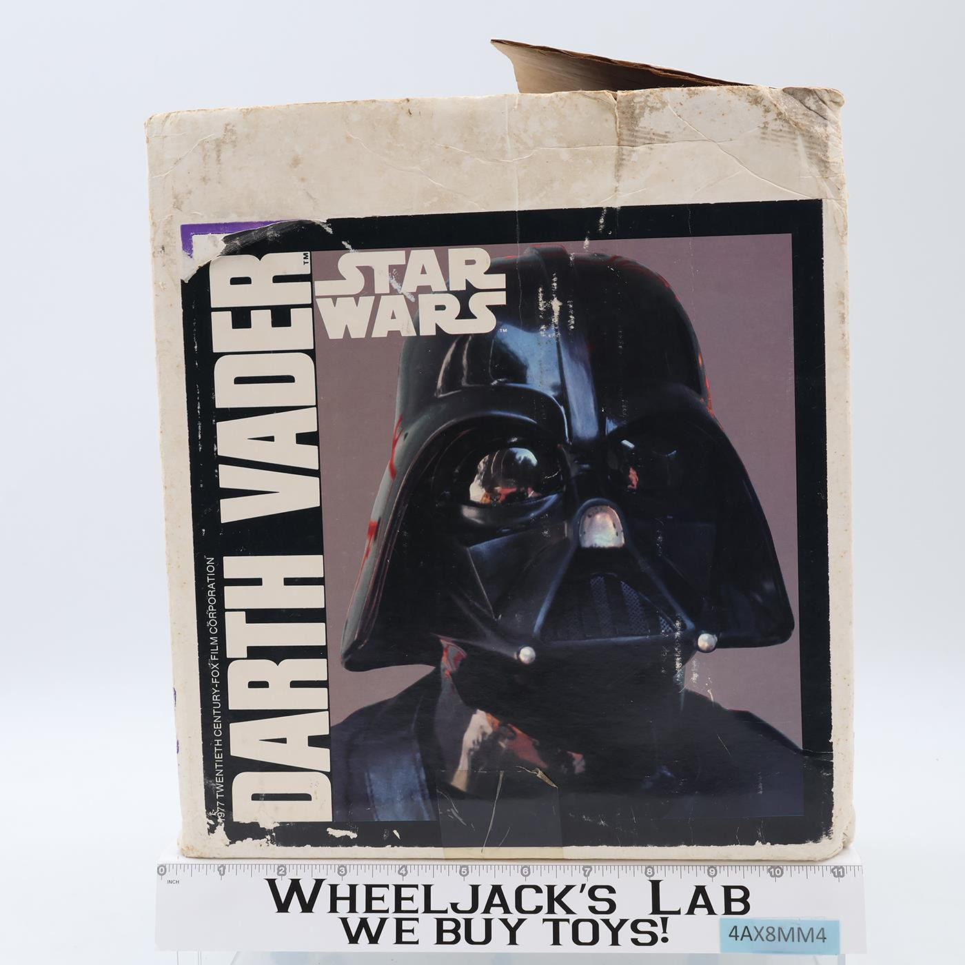 Darth Vader 2 Piece Mask Helmet Star Wars 1977 Don Post Studios Vintage