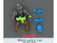 Machine Gunnin' Rocksteady 100% Complete Wacky Action TMNT 1991 Playmates