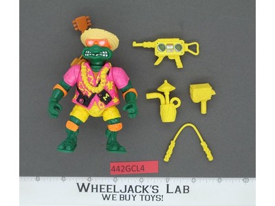 Beachcombin' Mike 100% Complete Teenage Mutant Ninja Turtles TMNT Playmates 1990