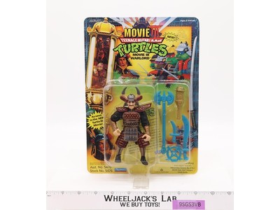 Warlord Teenage Mutant Ninja Turtle Movie III TMNT 1989 Playmates NEW SEALED