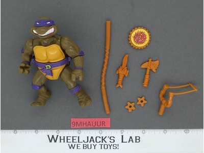 Storage Shell Donatello 100% Complete TMNT Playmates 1991 Vintage Action Figure