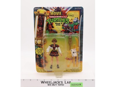 Movie III April Turtles TMNT 1992 Playmates Vintage Action Figure NEW SEALED