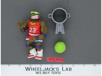 Slam Dunkin' Don 100% Complete Teenage Mutant Ninja Turtle 1991 Playmates