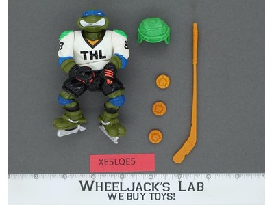 Slap Shot Leo 100% Complete Teenage Mutant Ninja Turtle TMNT 1991 Playmates