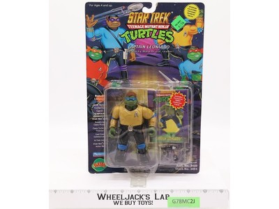 Captain Leonardo Teenage Mutant Ninja Turtle TMNT Star Trek Playmates NEW SEALED