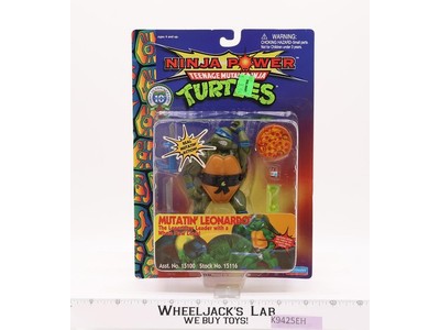 Mutatin' Leonardo TMNT Ninja Power 1996 Playmates Action Figure NEW SEALED