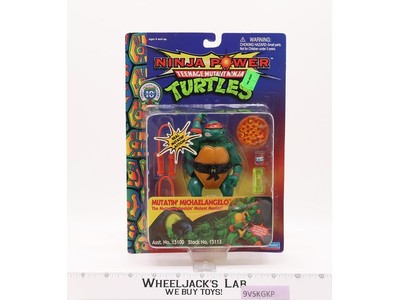 Mutatin' Michealangelo TMNT Ninja Power 1996 Playmates Action Figure NEW SEALED