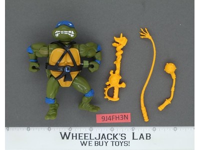 Sword Slicin' Leo 100% Complete Teenage Mutant Ninja Turtles TMNT Playmates 1990