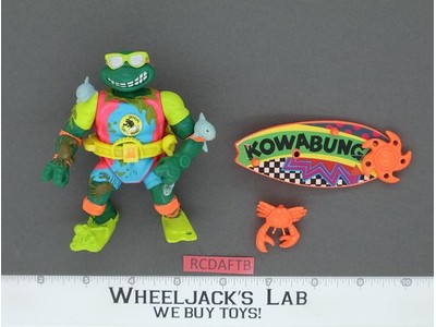 Sewer Surfer Mike 100% Complete Teenage Mutant Ninja Turtles TMNT Playmates 1990