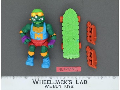 Skateboardin' Mike 100% Complete Teenage Mutant Ninja Turtles 1991 Playmates