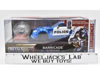 Barricade Die Cast Metals NEW MISB 2017 TLK The Last Knight Transformers Jada