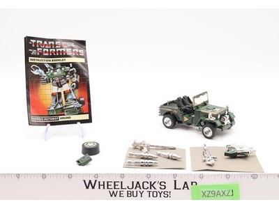 Hound 100% Complete 1984 Vintage Hasbro G1 Transformers Jeep
