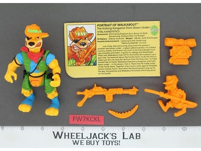 Walkabout 100% Complete Teenage Mutant Ninja Turtles TMNT 1991 Playmates Vintage