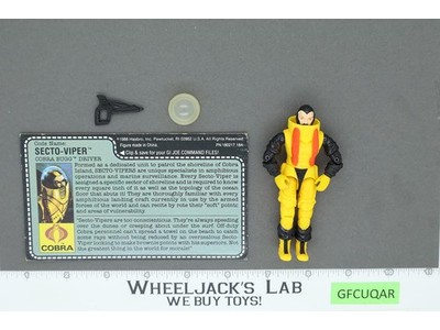 Secto-Viper V1 100% Complete G.I. Joe 1988 Hasbro Vintage Action Figure