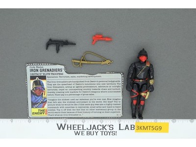 Iron Grenadiers V1 100% Complete G.I. Joe 1988 Hasbro Vintage Action Figure