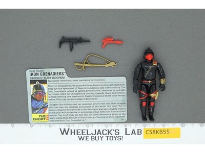 Iron Grenadiers V1 100% Complete G.I. Joe 1988 Hasbro Vintage Action Figure