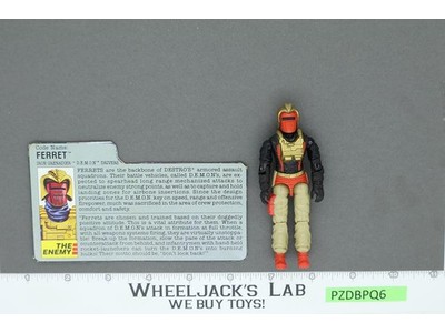 Ferret V1 100% Complete 1988 G.I. Joe Hasbro Vintage Action Figure