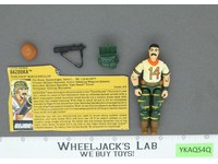 Bazooka V2 Tiger Force 100% Complete G.I. Joe 1988 Hasbro Vintage Action Figure