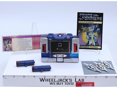 Soundwave WORKS 100% Complete 1985 Vintage G1 Transformers Action Figure
