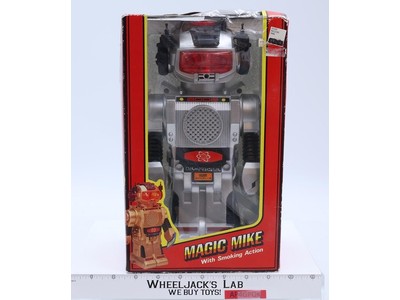 Magic Mike Battery Operated Robot W/Box & Insert New Bright Hong Kong UNTESTED