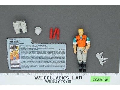Topside V1 100% Complete G.I. Joe 1990 Hasbro Vintage Action Figure