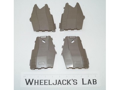 Omega Supreme Track Armor Parts Pieces A-D 1985 G1 Transformers Vintage Hasbro