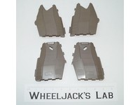 Omega Supreme Track Armor Parts Pieces A-D 1985 G1 Transformers Vintage Hasbro