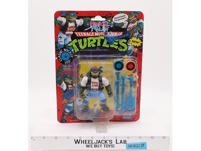 Classic Rocker Leo Rock 'n' Rollin' TMNT 1991 Playmates Figure NEW SEALED