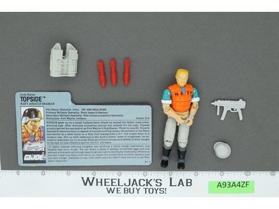 Topside V1 100% Complete G.I. Joe 1990 Hasbro Vintage Action Figure