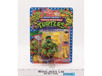 Raph The Green Teen Beret TMNT Mutant Military 1991 Playmates Figure NEW SEALED