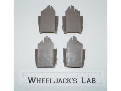 Omega Supreme Track Pieces E + F + G + H 1985 G1 Transformers Vintage Hasbro