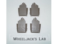 Omega Supreme Track Pieces E + F + G + H 1985 G1 Transformers Vintage Hasbro