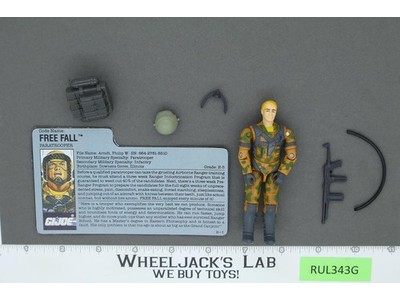 Freefall V1 100% Complete G.I. Joe 1990 Hasbro Vintage Action Figure