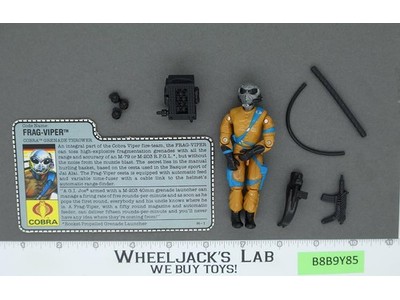 Frag Viper V1 100% Complete 1989 G.I. Joe Hasbro Vintage Action Figure